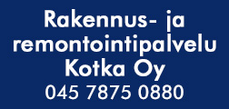 Rakennus- ja remontointipalvelu Kotka Oy logo